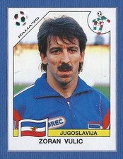 FIGURINA CALCIATORI PANINI ITALIA 90 - RECUPERO - N.273 VULIC - JUGOSLAVIJA