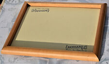 Vassoio Orologi Eberhard con Cornice in Legno Alta Qualità d'Epoca Introvabile