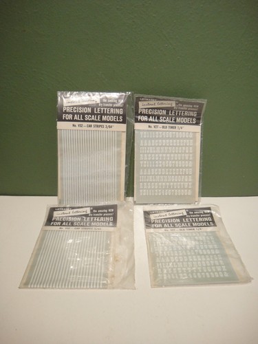 Letraset instant lettering - (4),