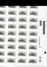 ITALIA-FRANCOBOLLI IN EURO DA 1,35(B1)-5 FOGLI, 250 FRANCOBOLLI