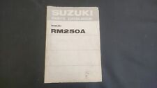 MOTOCROSS -MOTO SUZUKI RM 250 A LIBRETTO DI USO E MANUTENZIONE ANNO  1968