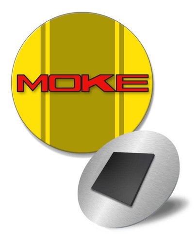 Mini moke emblem aluminum - moke,