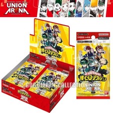 UNION ARENA TCG TRADING CARD GAME 1 BOX (16 confezioni) MY HERO ACADEMIA