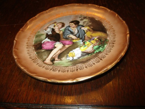 Piatto ritratto vintage