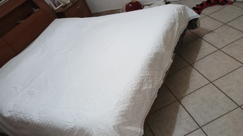 Coperta ricamata bianca con - ricamata,