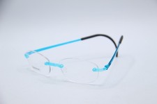 NUOVI OCCHIALI SWISSFLEX EYEWEAR SFC2124 BLU NERO MONTATURE AUTENTICHE 52-17