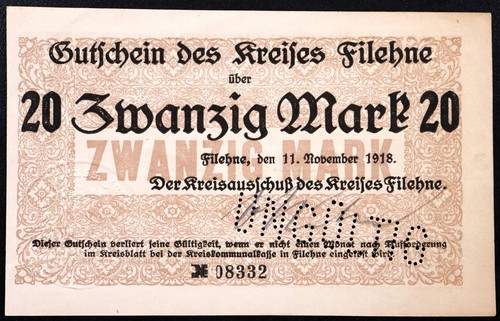 Filehne wieleń 1918 - /, xx-raro