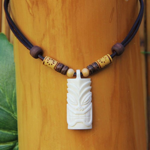 Collana pelle da - in,