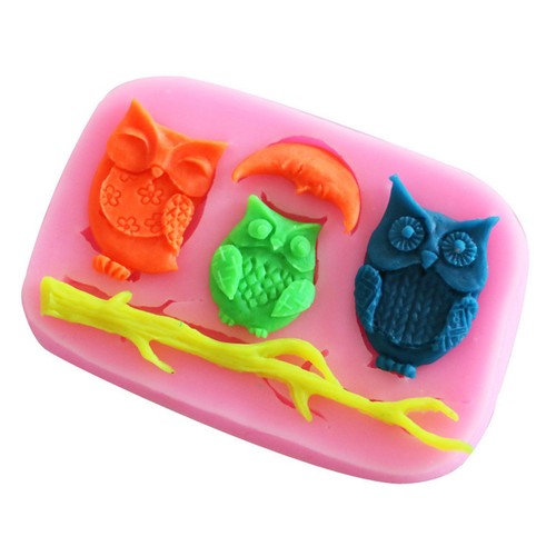 Stampo silicone gufo animali