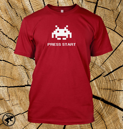 Shirt space invader press - t-shirt,