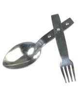 WH posate cucchiaio Landser 1942 alluminio uniforme seconda guerra mondiale WW2 Wehrmacht posate kit di misurazione