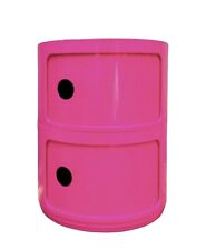 Kartell Componibili 2 Livelli Rosa - Di Anna Castelli Ferrieri - Vintage.