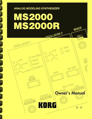 Korg ms2000 ms2000r ms2000b - ms2000,