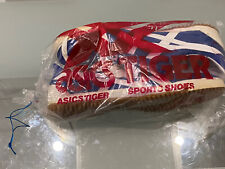 Blue Asics Onitsuka Tiger  bag vintage  1970s shoes  Uk6