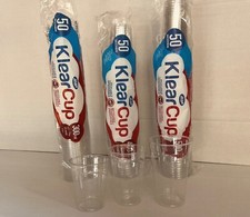 50 / 500/ 1000 pezzi BICCHIERI IN PET TRASPARENTI KLEARCUP 300 ml 400 ml 500 ml