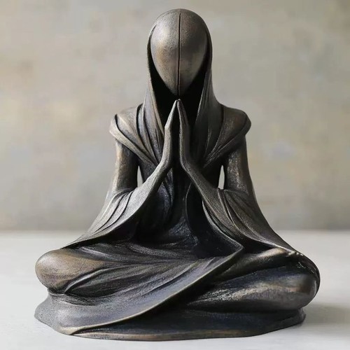 Statua alieno meditazione - statua,