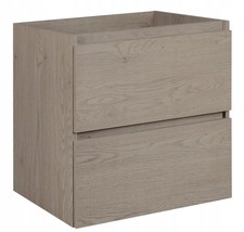 Armadio Armadietto Bagno Lavandino Lavabo Mobile Sottolavabo 60 cm SIMPLE Scuro