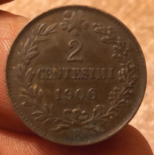Moneta centesimi 1906 - moneta,