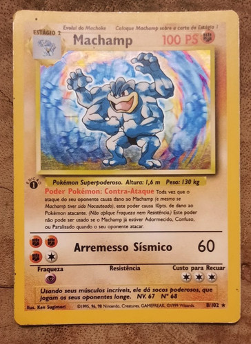 Pokemon card machamp 102 - pokemon,