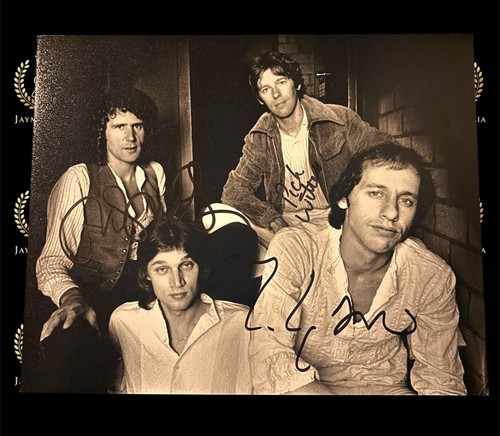Signed dire straits 10x8 - signed,