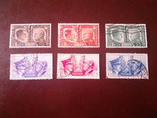 ITALIA REGNO 1941 Fratellanza d'Armi serie completa usata Mussolini Hitler b