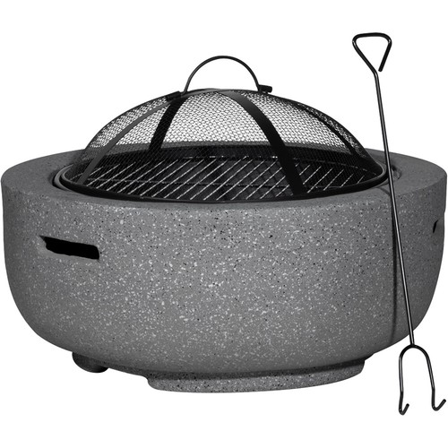 Bruciatore legna rotondo - a,