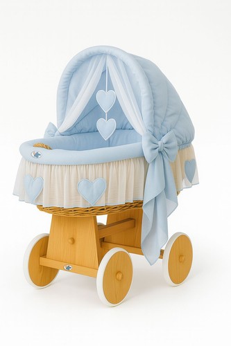 Culla vimini amelia con - in,