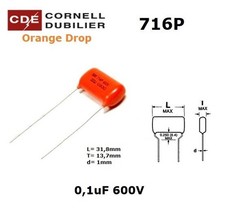 Orange Drop 716, 0,1uF/600V