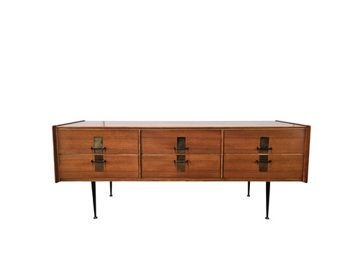 Cassettiera mid century - cassettiera,