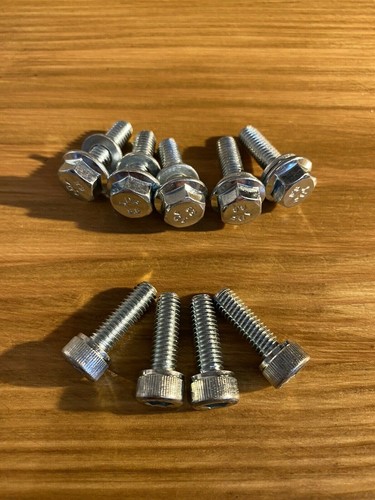 Kit bulloni zincati brillanti