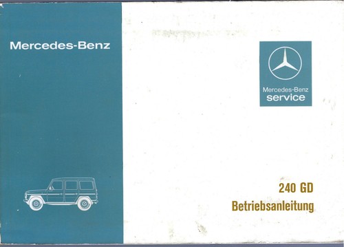 Mercedes classe 240 w460 - mercedes, gd