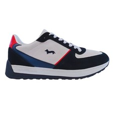 Scarpe Harmont&Blaine 241.090 Sneaker Casual Uomo Pelle Blu/Bianco