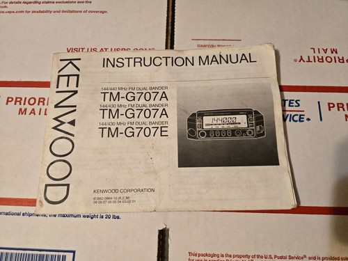 Kenwood g707a g707e - tm-g707a, tm-g707e