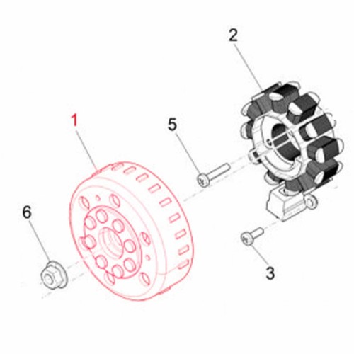 Volano piaggio per vespa - volano,