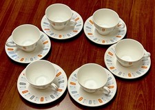 Set 6 Tazzine e Piattino di