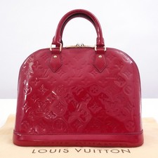 Borsa a mano Louis Vuitton LV Alma PM M91770 rosa vernice Francia FL4132 originale #53065A