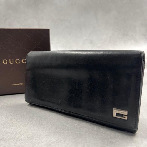 Gucci portafoglio lungo pelle - gucci,