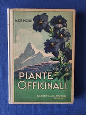 Piante officinali A.De Mori 1932
