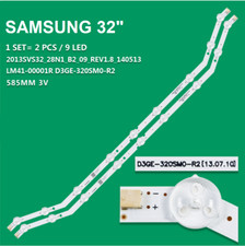 KIT 2 BARRE 9 LED PER TV 32"