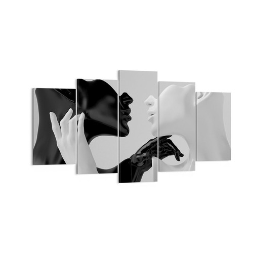 Quadro tela 160x85cm nero - quadro,