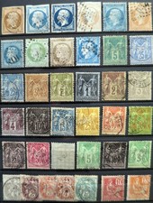 Francia 45 francobolli XIX