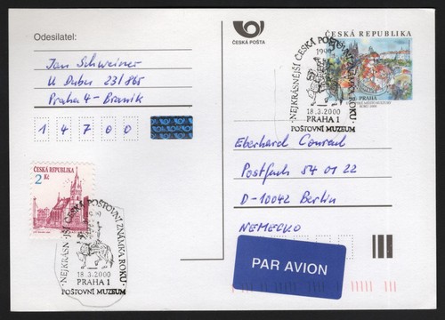 Repubblica ceca 2000 cartolina - repubblica,