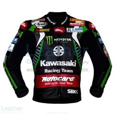 Giacca pelle kawasaki ninja - in,