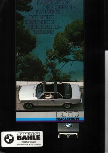 Brochure tuning baur - baur, bmw