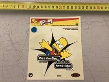 adesivo simpsons bart kiss the