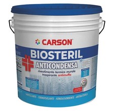 Carson Biosteril Pittura Anticondensa traspirante fonoassorbente antimuffa Muri
