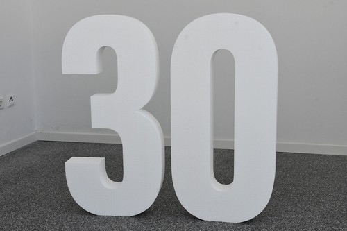 Numeri 80x10 polistirolo - numeri,