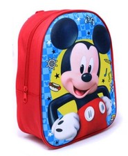 Topolino Disney Zainetto Zaino 3D Scuola Materna Asilo tempo Libero