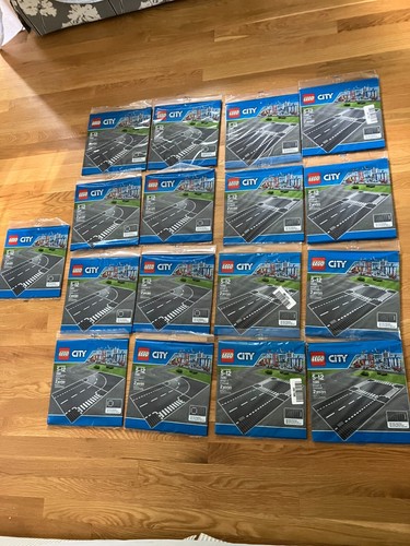 Lego road plates - road,