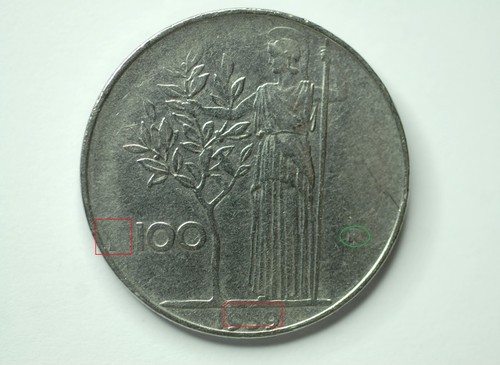 100 lire minerva tipo - lire, rep